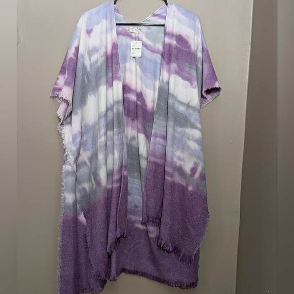 Free People Sweaters - Free People Tie Dye kimono, One size, Color:Purple